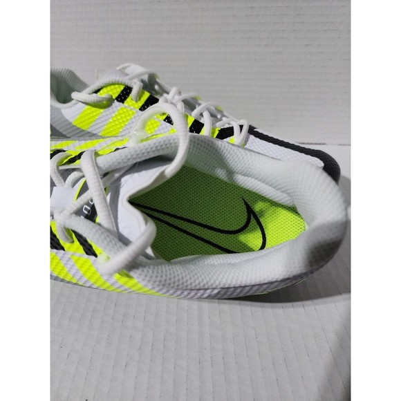Nike Vapor Edge Speed 360 Football Cleats White/Volt/Grey  DQ5110-071 Size 10 - Picture 9 of 10